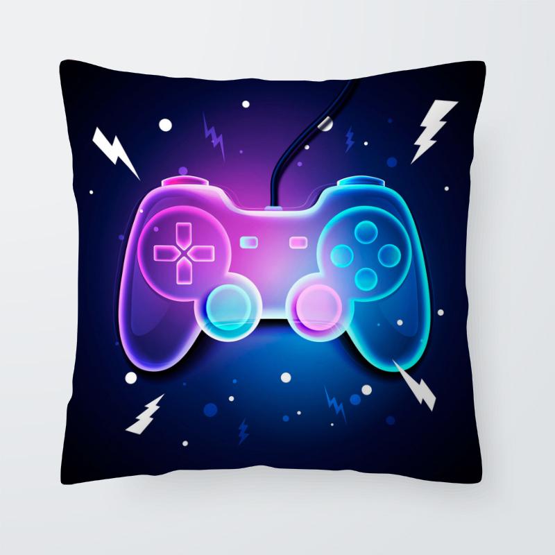 Super Hot Gaming Fan Video Game Pad Cushion Cover Decorative Pillowcase Living Room Sofa  Bed Cart Throw Pillow