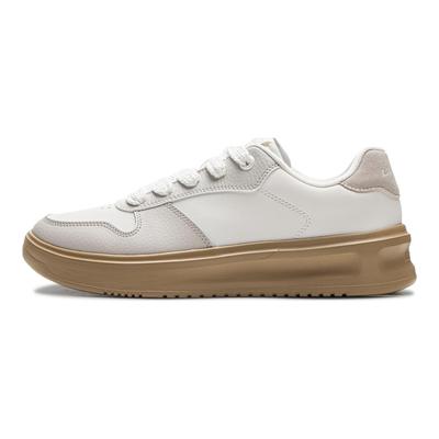 Li Ning Cloud Sky Casual Versatile Suola Spessa Aumento di Altezza Antiscivolo Resistente all'Usura Traspirante Scarpe da Skate Basse Uomo sneaker Bianco AGCU319-4