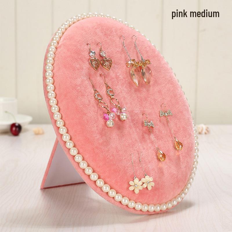 Necklace & Bracelet Display Stand with Jewelry Storage for Earrings, Rings, and Pendants