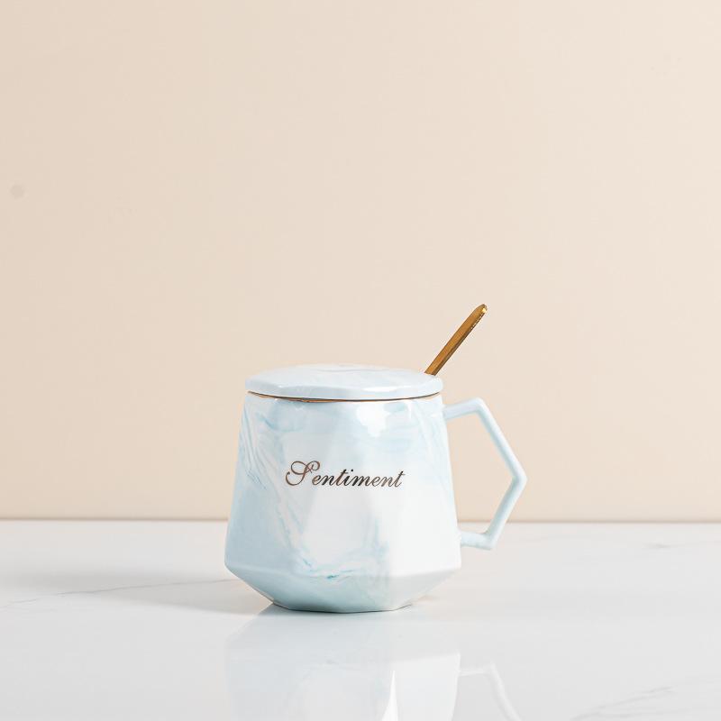 Simple fashion ceramic cup creative mug coffee cup couple cup gifts business souvenir