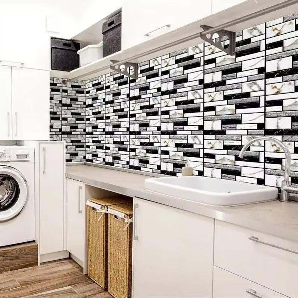 10/20PCS Self-Adhesive Wall Pasted Waterproof Anti-Fouling Beautify Decorative Living Room Tv Background Wall