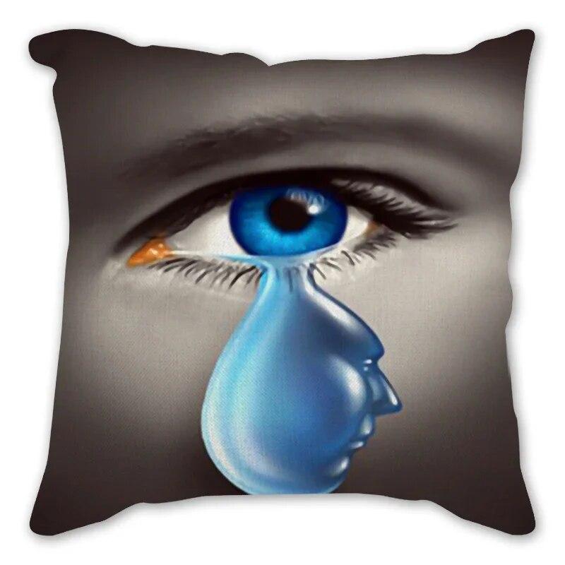 Home Decor New Year Decorations Bedroom Living Room Sofa Cushion Cover Eye Pillow  Christmas Tears