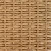 Garden Table Natural 100 x 55 x 37 cm PE Rattan and Glass