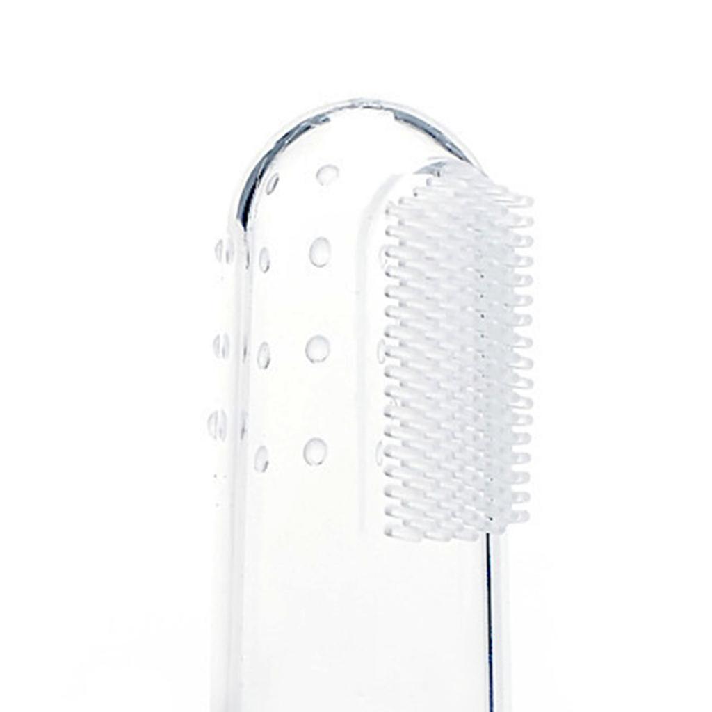 Pet Finger Toothbrush Soft Silicone Removes Plaque Tartar Clean Bad Breath Dog Finger Toothbrush