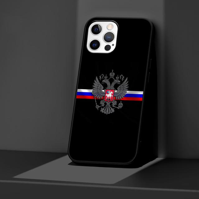 

Чехол с российским флагом для Iphone 14 11 13 Pro Max 12 Mini Xr 7 8 Plus Se 2020 Xs 6 6s +5 5S, черный мягкий чехол-сумка для мобильного телефона iPhone XR