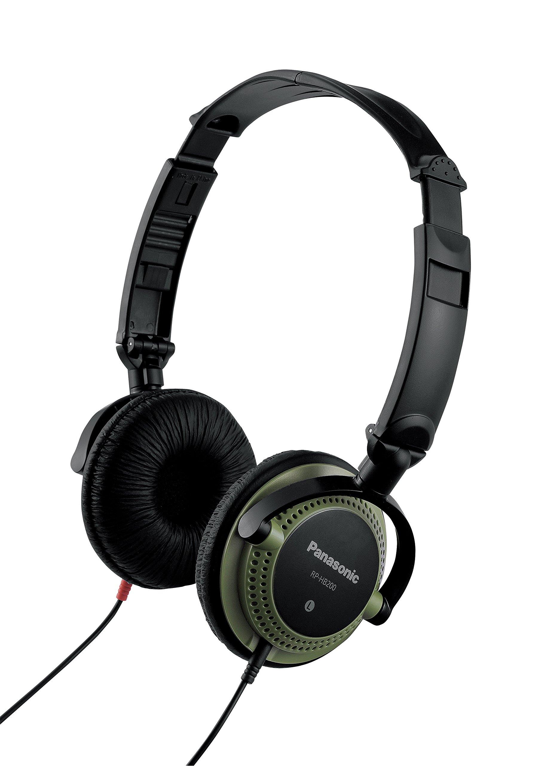 

Panasonic closed headphones foldable green RP-HB200-G
