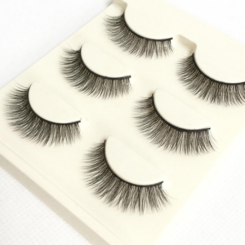 Best-Selling 3D Layered False Eyelashes with Natural Curl D-37 - Box of 3 Pairs