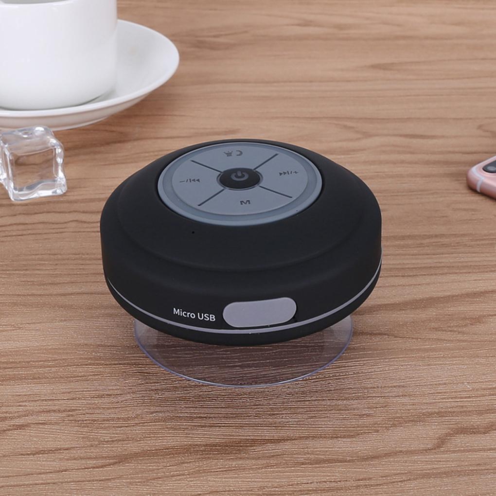 LED Waterproof Bluetooth Wireless Speaker Subwoofer Shower+Suction Cup
