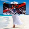 Neon Genesis Print Beach Towel, Large Soft Quick Dry Towel for Beach Camping Swimming