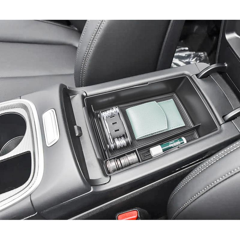 SixthSmoy Storage Box For Hyundai Santa Fe TM    Center Console Organizer Armrest Storage Car Interior Accessories