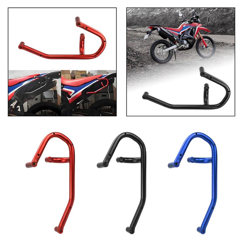 Motorbike Rear Passenger Pillion Grab Aluminum Alloy Handle Armrest Rail for Honda CRF25