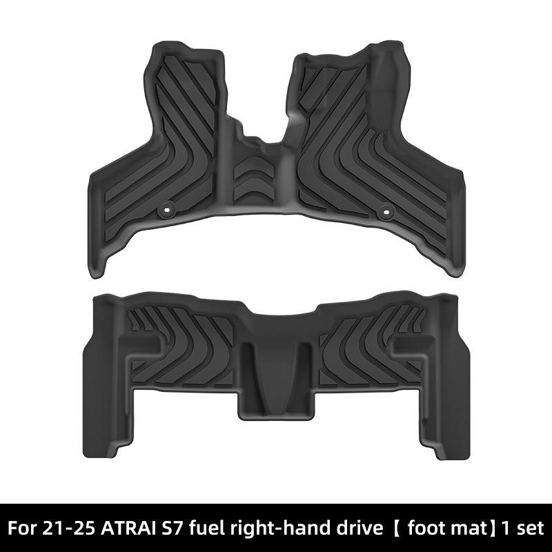 Waterproof TPE Floor Mats & Trunk Mat for 2021-2025 Daihatsu Atrai S7 Series