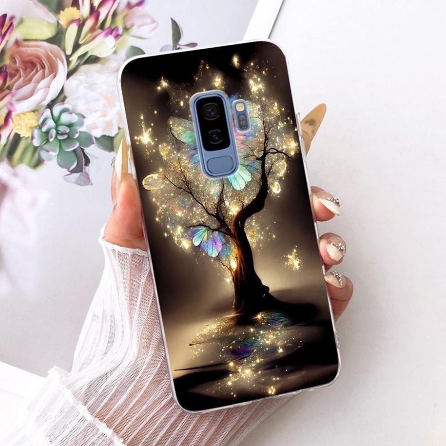 For Samsung Galaxy S9 S9+ Case SM-G960F SM-G965F Cover Fashion Dragon Lion Cartoon Soft Silicone Bumper on Samsung S9 Plus Shell