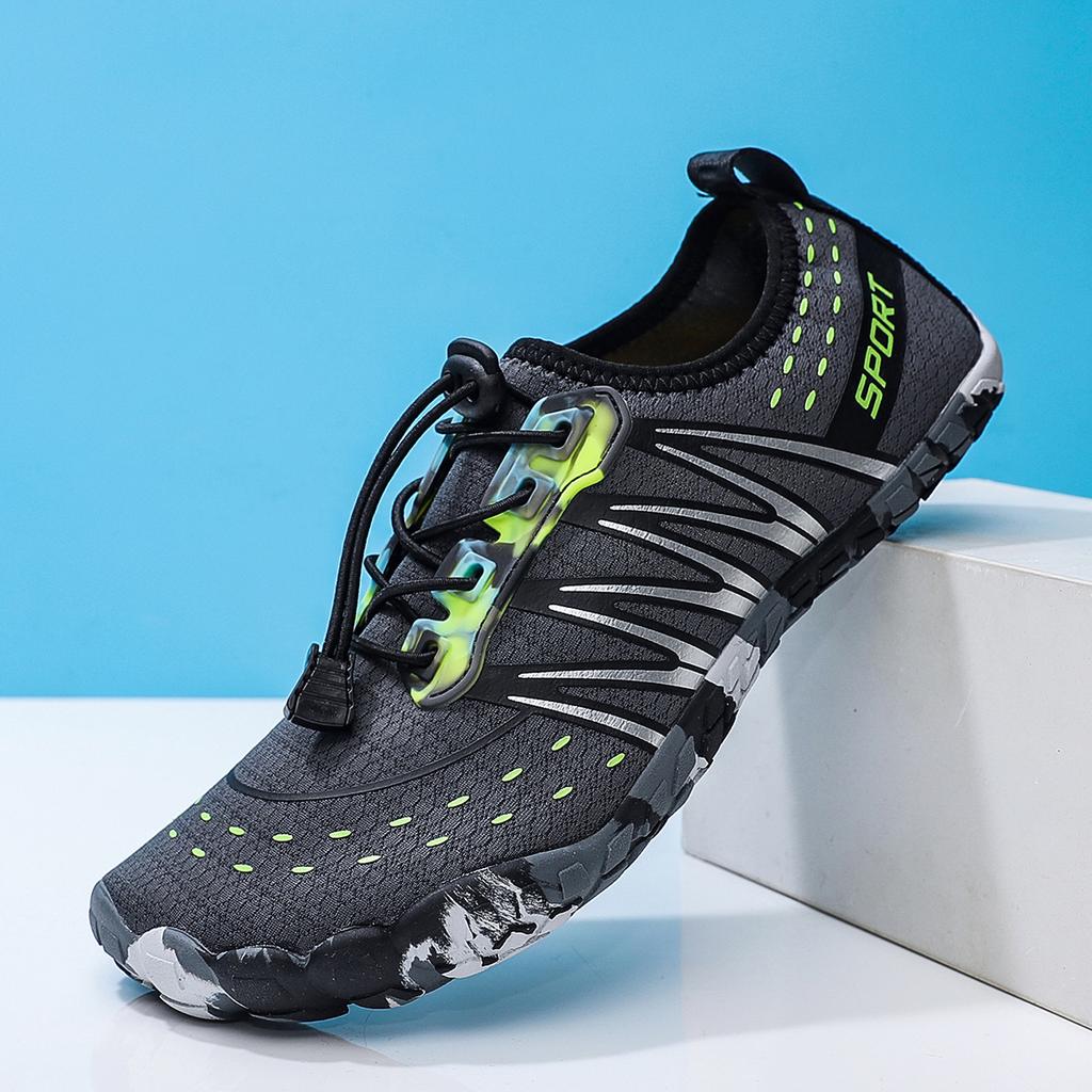 Couple River Tracing Shoes for Outdoor Hiking Five Finger Anti Slip Wear-resistant Beach Swimming Fishing Water Skiing Shoes