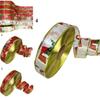 38cm Two Delightful Tone Printed Ribbon For Creative Christmas Tree Hanging Decor