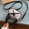 Y2K Bow Polka Dot Crossbody Bag Love Pendant Vintage Handbag Mini Top-Handle Bag  Women&Men