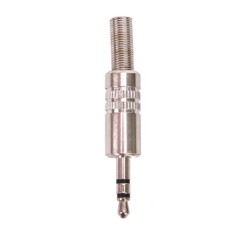 3.5Mm 3 Pole Headphone Replacement Jack Male Plug Soldering Connector