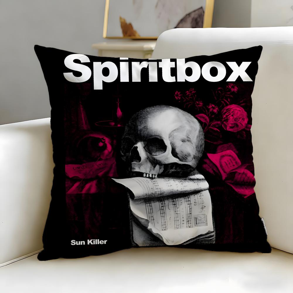 Beliebte Band Spiritbox Kissenbezug Weich Leicht zu waschen Kissenhülle Vielseitig für Sofa Bett Reise und Büro