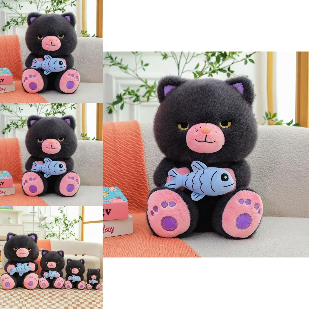 Cute Demon Meow Meow Plush Toy Cat Animal Doll For Kids And Collectors