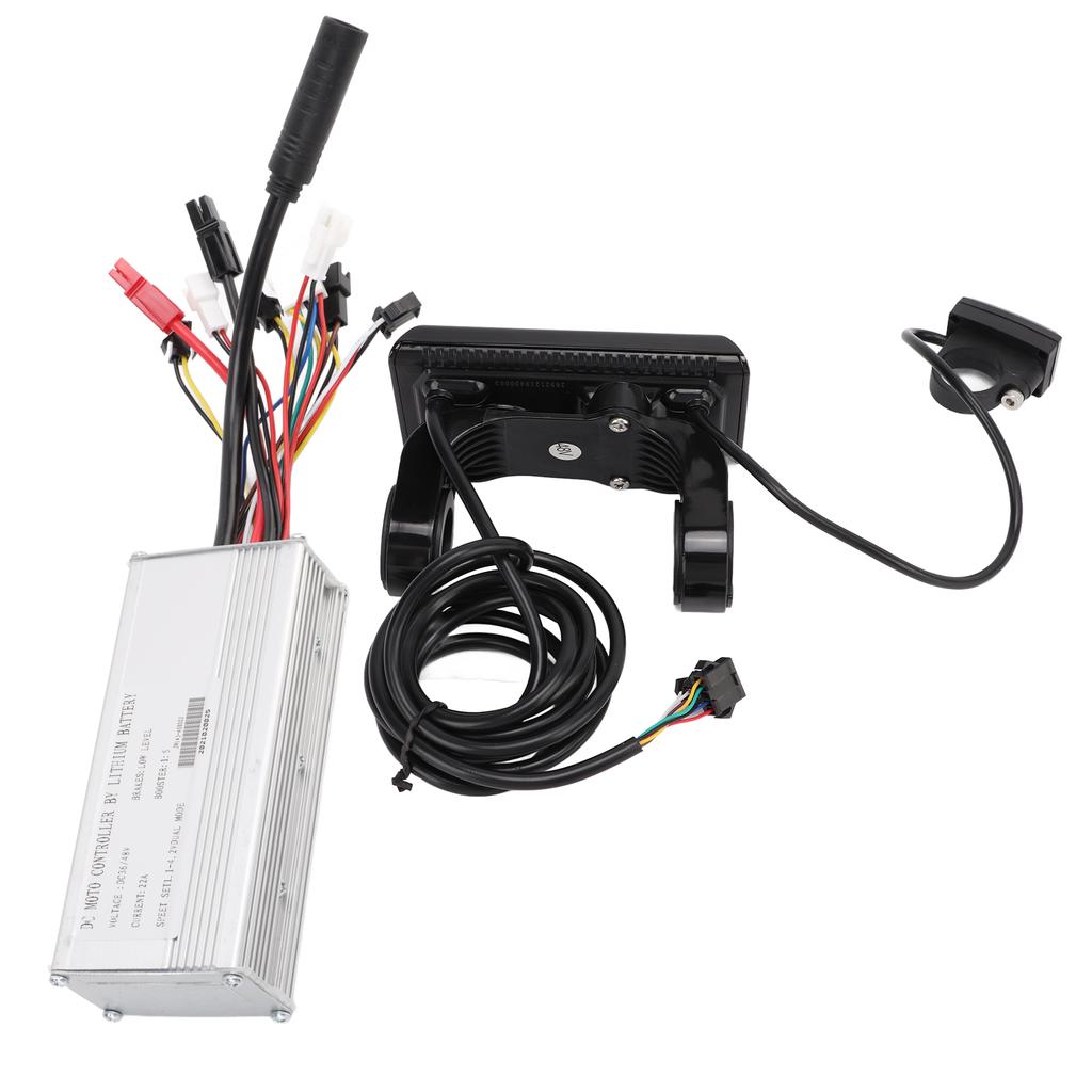 Electric Bicycle Modification Kit Controller Display Thumb Throttle Power Pedal Assist Sensor Kit for 36V 48V 500W Motor