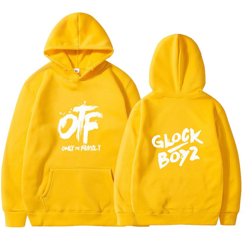 2025 new OTF letter print men's and women's hoodies spring and autumn goth casual comic pattern sweater