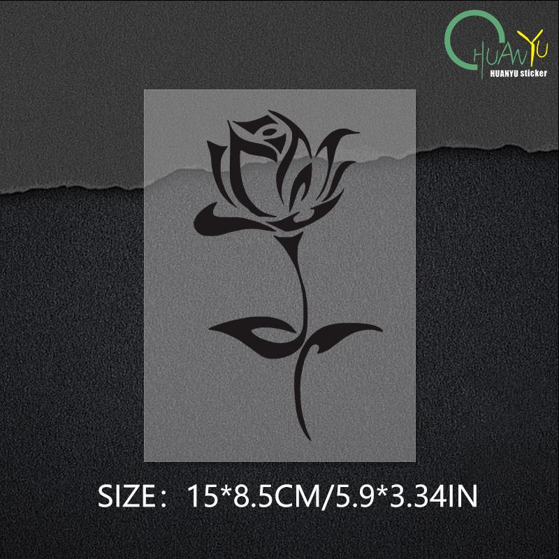 Beautiful A Rose Dead Vinyl Decal Car Sticker Water-Repellent Auto Decors For Truck Bumper Rear Window Laptop Premium