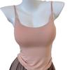 Slim-Fit Women's Camisole with Built-In Bra Pads – Anti-Expansion, Chest-Enhancing Inner Wear for Summer.