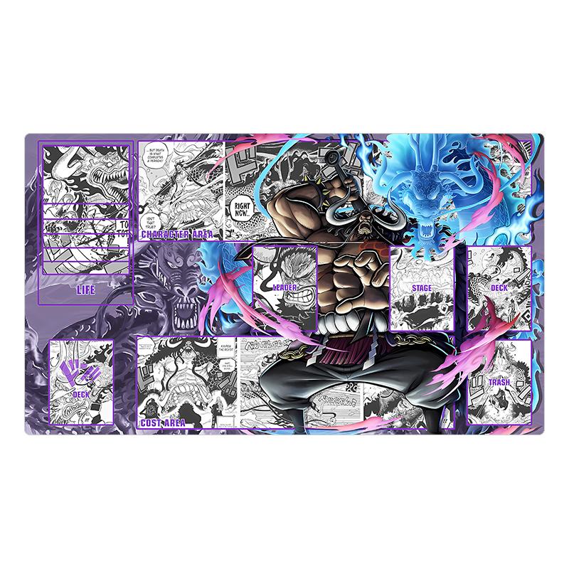 Anime One Piece OPCG Dedicated GAME Accessories DIY Card PlayMat Comic Series Nami Perona Buggy Collection Gift Toys