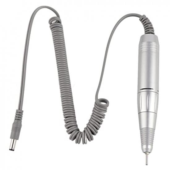 Nail Drill Handle, Electric Nail Drill Machine Replacement Handle, 0‑35000RPM Adjustable Rotating Speed, Electric Nail Grinder Polisher Kit,