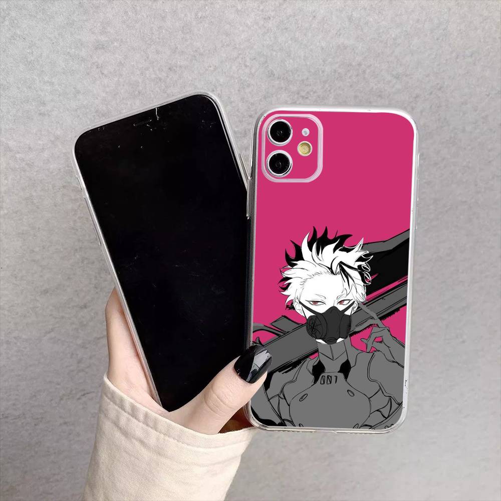 K-Kaiju No-8 Phone Case For iPhone17,16,15,14,13,12,11 Plus,Pro Max Soft Transparent Cover iPhone16promax