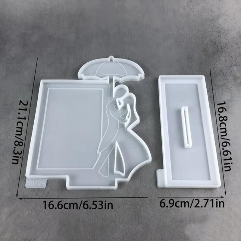 DIY Couple Shaped Epoxy Resin Frame Mold Creative Picture Frame Mould Ideal for Home Decors and Unique Gift Making