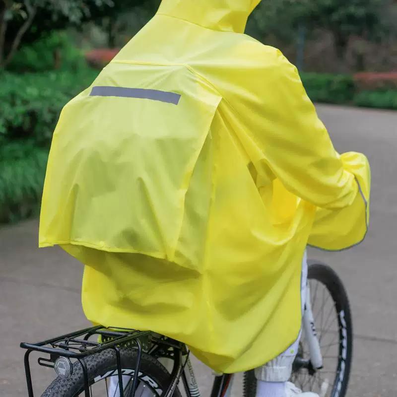 Mountain Biking and Cycling Raincoat for Adults, Men and Women, and High School Students, Full-Body Rain Poncho for Heavy Rain Protection