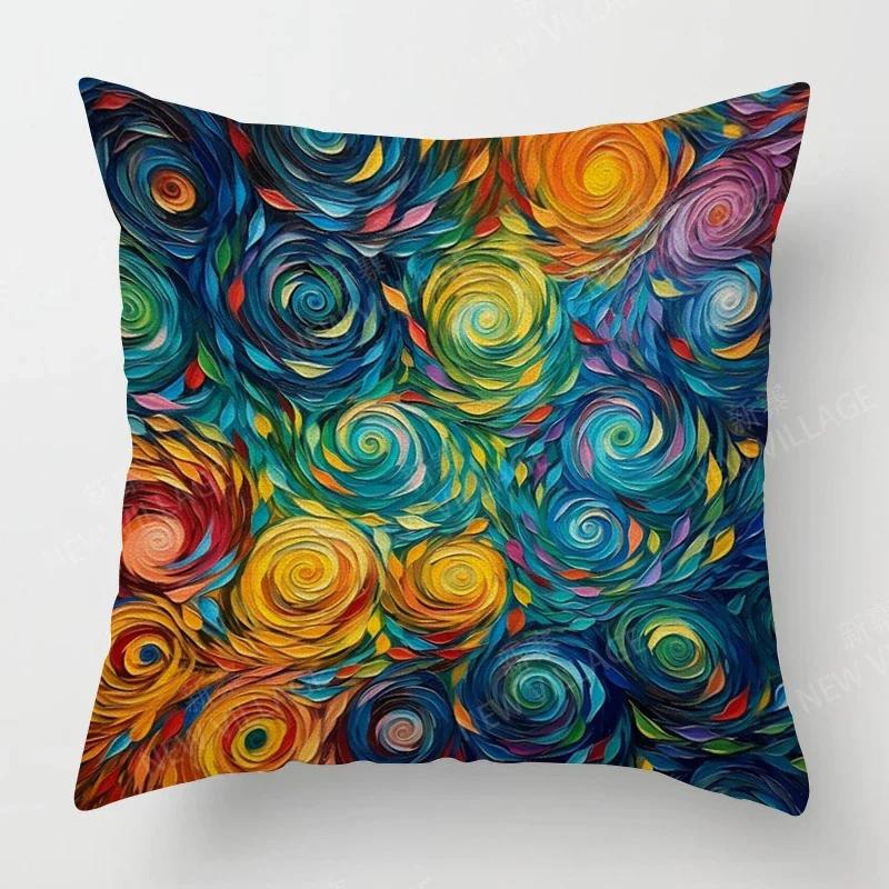 

Modern Decorative Cushion for Home Living Room Decor Throw Pillow Cover _ Abstract sofaymbztf-,(15) 66x66cm