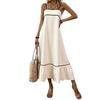 Women's Casual Sleeveless Sundress Plain Long Summer Beach Maxi Dress