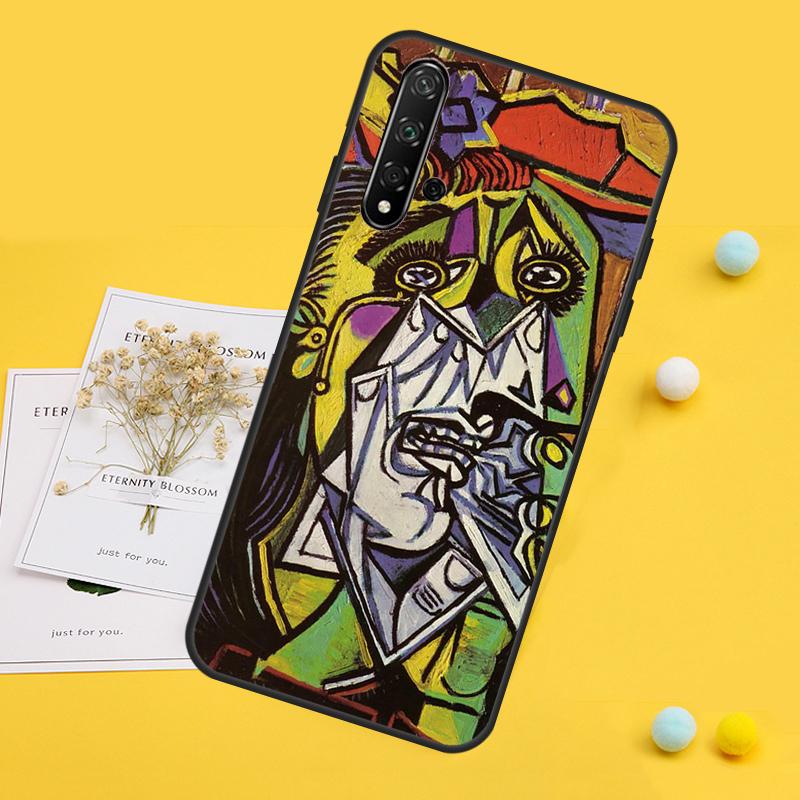 Picasso Abstract Art Painting For Huawei Nova 10 9 SE 12i 11i 8i 12s Y90 Y60 Y70 Y72 Y61 Y91 P20 P30 P40 Lite P60 Pro Case