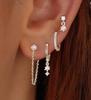 14k Gold Plated Pearl Hoop Earrings for Women Dainty Huggie Stacks, Hypoallergenic Cute Cartilage Studs, Trendy Fashion Zircon