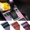152*10/20cm Pegatinas Camaleón de Fibra de Carbono 3D Estilo de Coche Foil Wrap Decal Película de Vinilo Wrap Accesorios de Decoración Interior de Automóvil