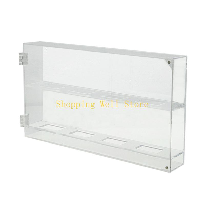 KX4B Clear Sturdy Acrylic Guitar Pick Holder Home Accessory for Safe and Dustproof Storage in Any Setting Display Solution