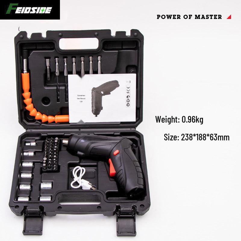 Multi-functional Electric Screwdriver & Drill Set for Household Use