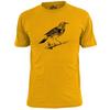 Mens Rock Thrush Bird Sketch T Shirt