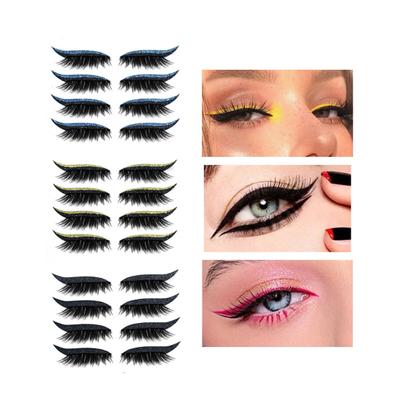 Nálepku s očnými tieňmi na očné linky Easily Anti-fall Priedušný make-up na nákupy