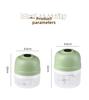 Small Electric Garlic Masher and Meat Grinder for the Kitchen, with Wireless Function - Perfect for Making Baby Food.