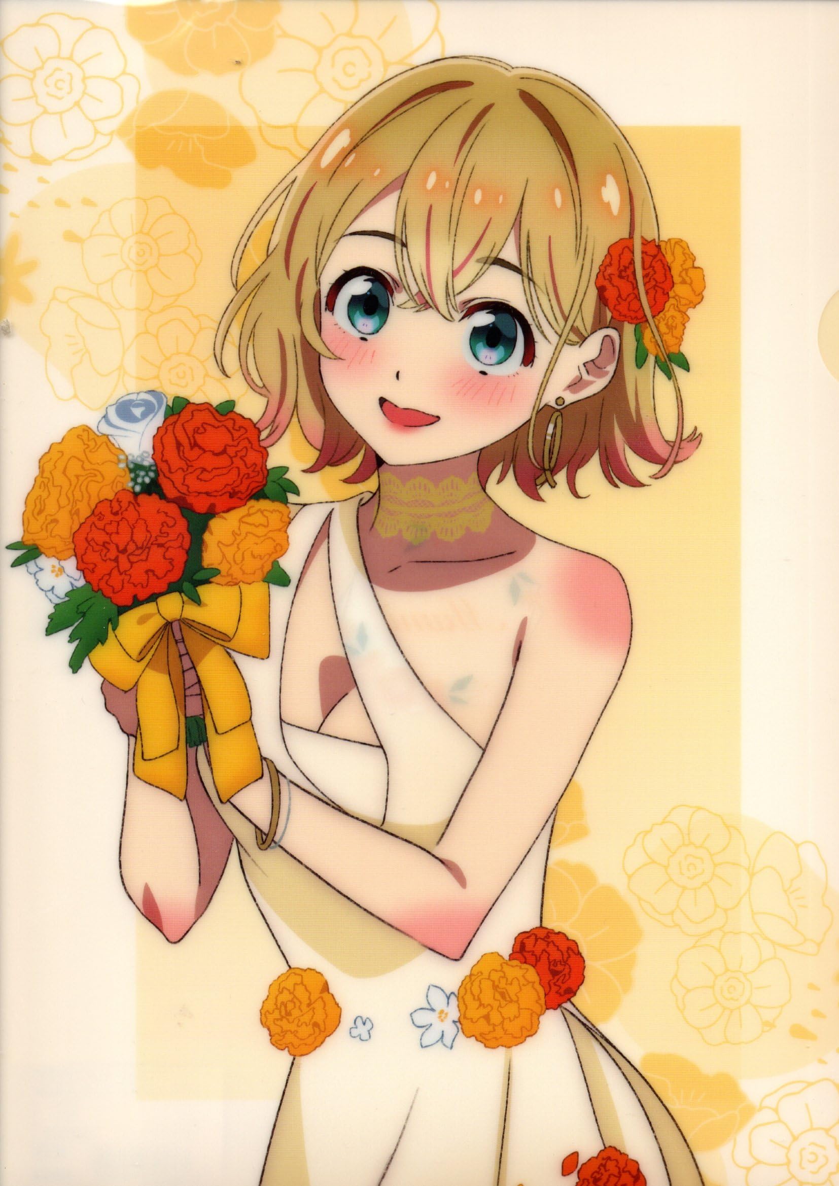 

Прозрачный файл «Девушка напрокат» Оригинальная иллюстрация Версия «Лепестковое платье». Нанами Асами