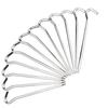 Outdoor Camping Tent Stakes: Semi-Circular Arc Iron Ground Nails for Grass
