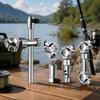 4 Pieces Fishing Chair Accessory Kit Secure Rod Mount Heavy-Duty