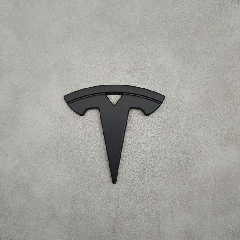 

Автомобильная наклейка Tesla 3D ABS Наклейка на логотип рулевого колеса автомобиля Передний значок на капоте Задний значок на багажнике Для Tesla Model Y Замена D
