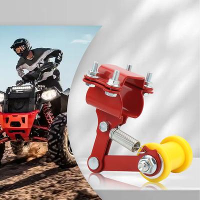 Motorcycle Chain Adjuster with Guide Wheels Bolt Auto Adjuster On Roller for 50cc-500cc ATV Electric Bike Scooters Accessories