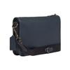 Coach X Peanuts Snoopy Heritage 25 Zipper Closure Snoopy Pattern Print Pebble Leather Shoulder Crossbody Bag Medium Women bags Dark-Blue CE710-QBDEI