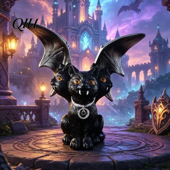 Battery Operated Spooky Light Halloween Witch Resin Lantern, Gothic Ghoul Terrifying LED Night Light, Mysterious Accessory Waterproof Hell