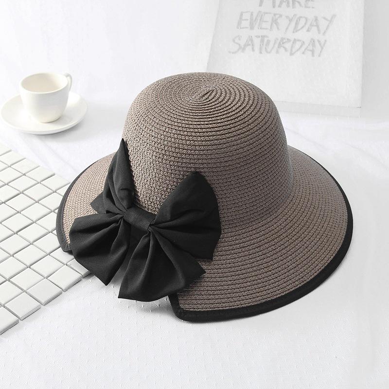 Fashion Sun Hat Big Wide Brim Beach Hat Handmade Straw Cap Girls Sun Hat Summer Hats Women Chapeu